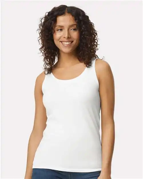 Gildan 64200l Softstyle® Women’s Tank Top - White