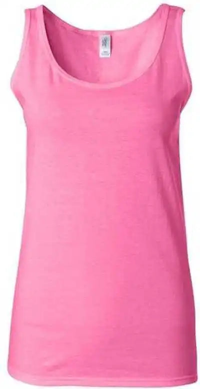 Gildan 64200l Softstyle Womens Tank Top Azalea