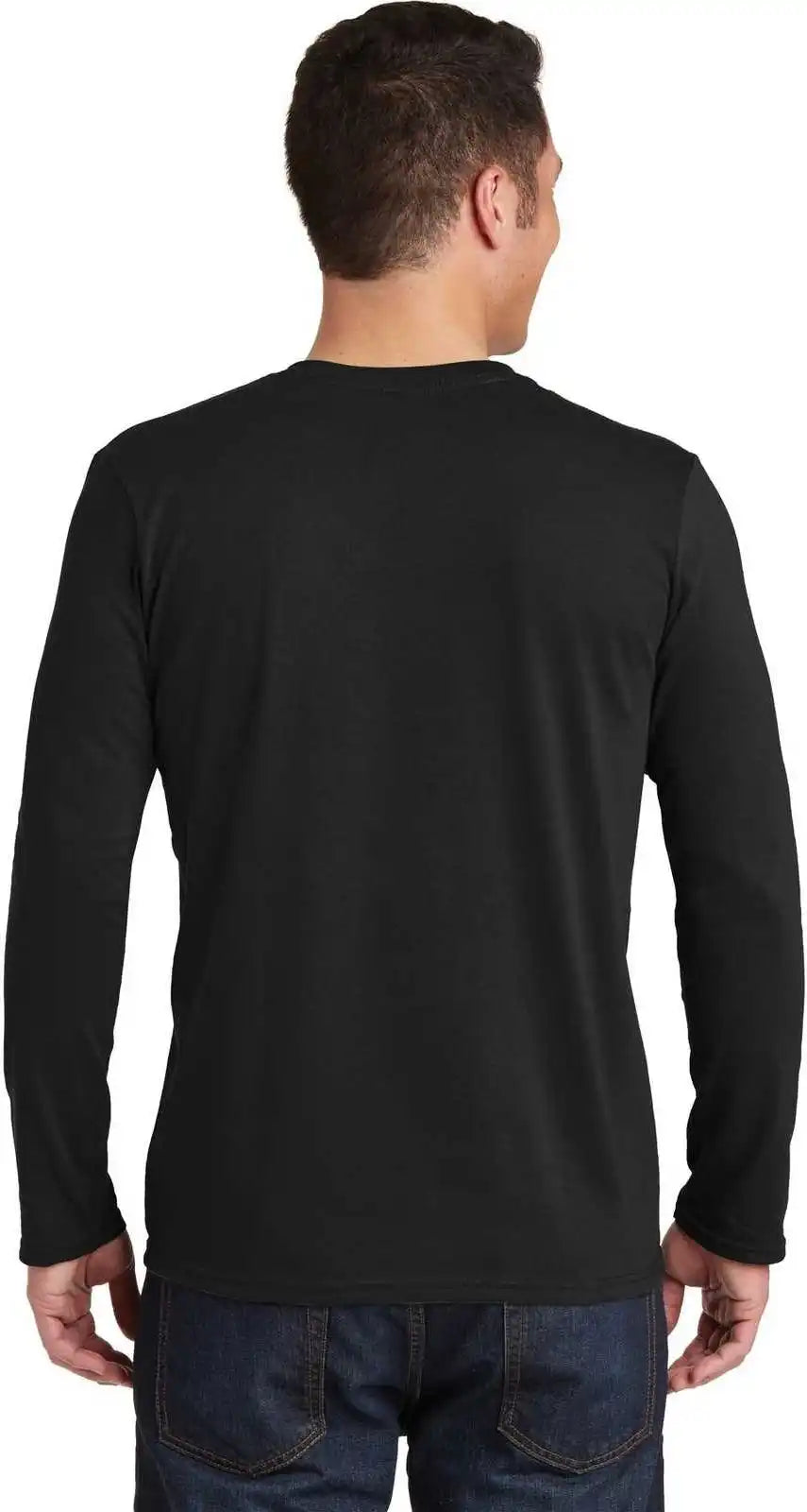 Gildan 64400 Softstyle Long Sleeve t Shirt Black