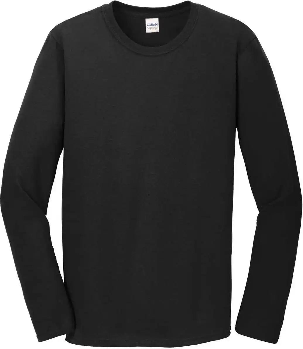 Gildan 64400 Softstyle Long Sleeve t Shirt Black