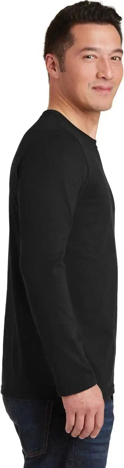 Gildan 64400 Softstyle Long Sleeve t Shirt Black
