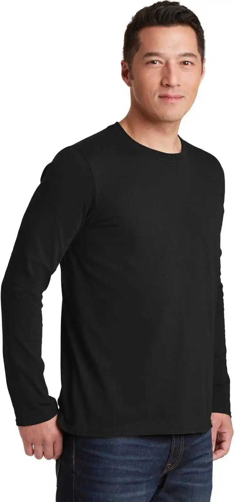 Gildan 64400 Softstyle Long Sleeve t Shirt Black