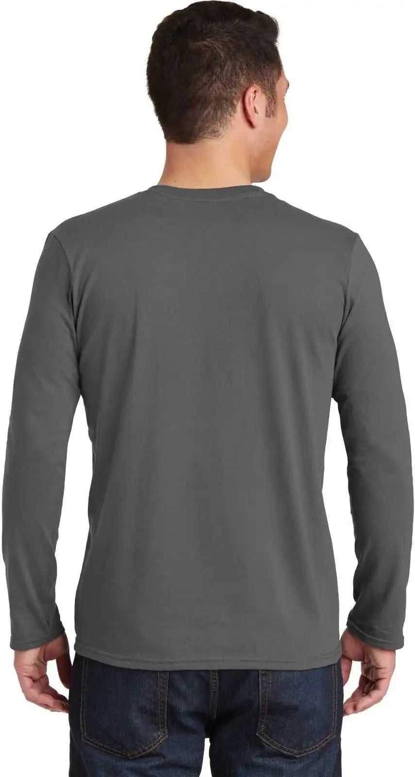 Gildan 64400 Softstyle Long Sleeve t Shirt Charcoal