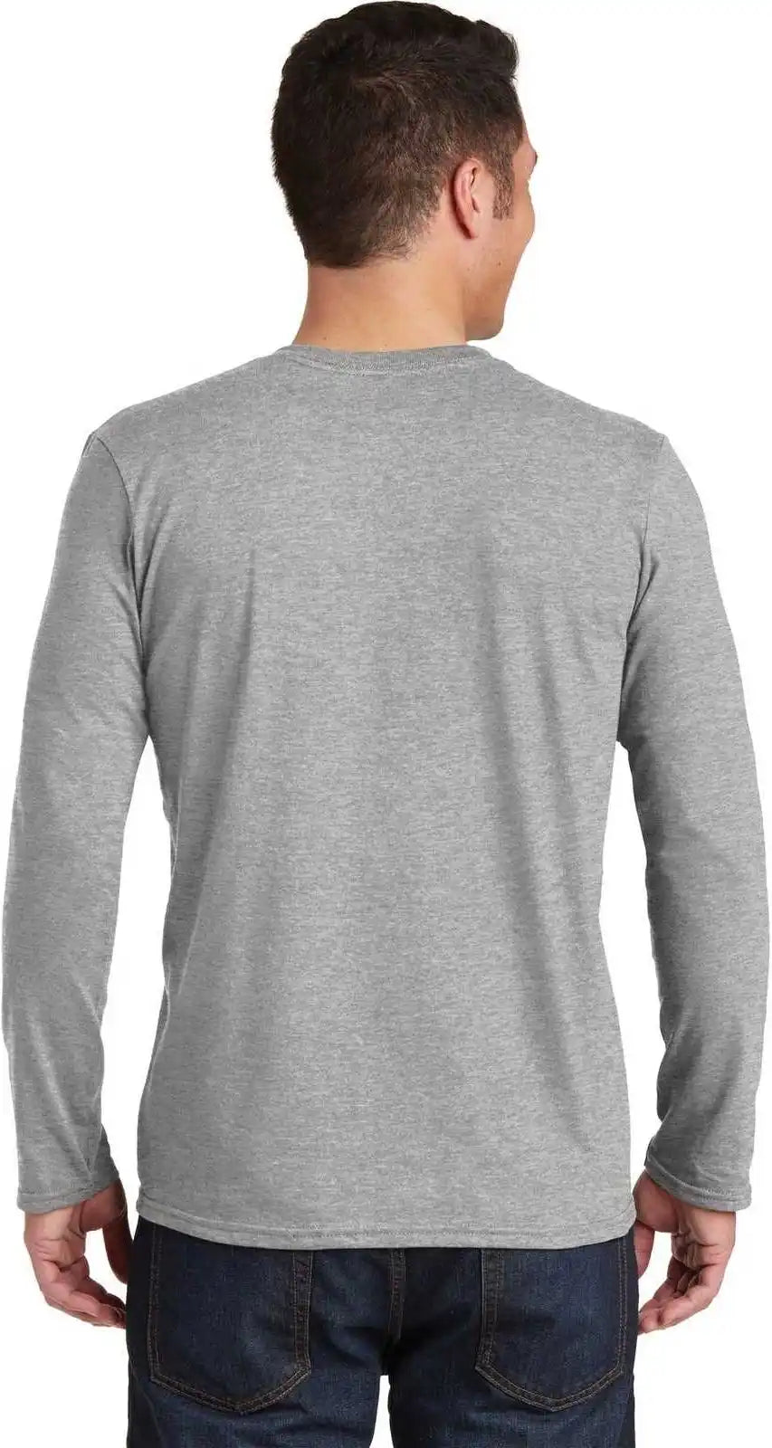 Gildan 64400 Softstyle Long Sleeve t Shirt Sport Gray