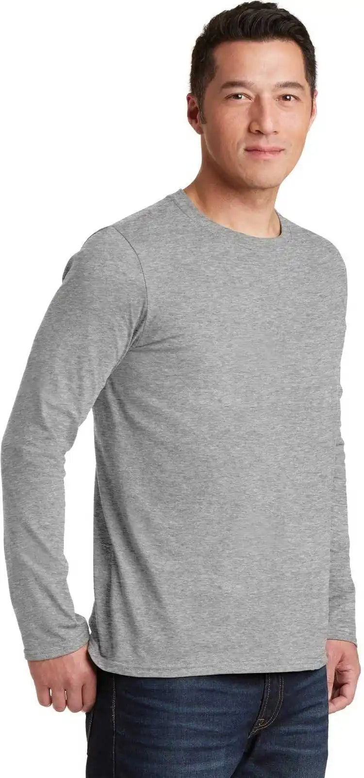 Gildan 64400 Softstyle Long Sleeve t Shirt Sport Gray