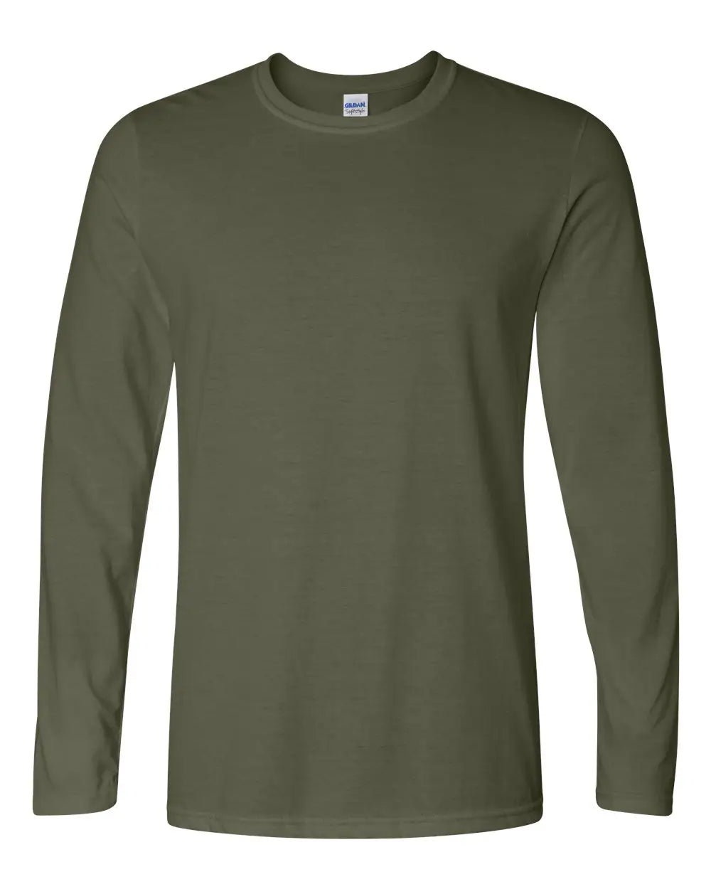 Gildan 64400 Softstyle® Long Sleeve T-shirt - Military Green