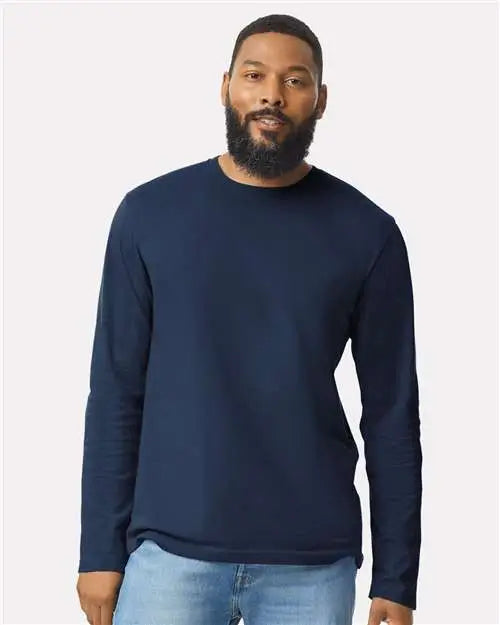 Gildan 64400 Softstyle® Long Sleeve T-shirt - Navy