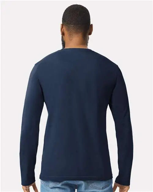Gildan 64400 Softstyle® Long Sleeve T-shirt - Navy