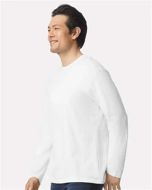 Gildan 64400 Softstyle® Long Sleeve T-shirt - White
