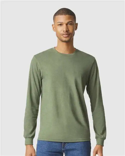 Gildan 64440cvc Softstyle® Cvc Long Sleeve T-shirt - Cactus