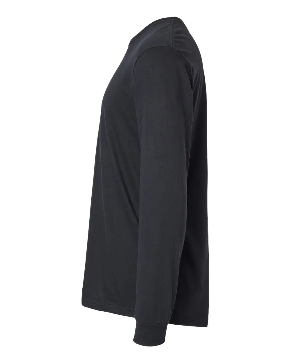 Gildan 64440cvc Softstyle® Cvc Long Sleeve T-shirt - Pitch Black