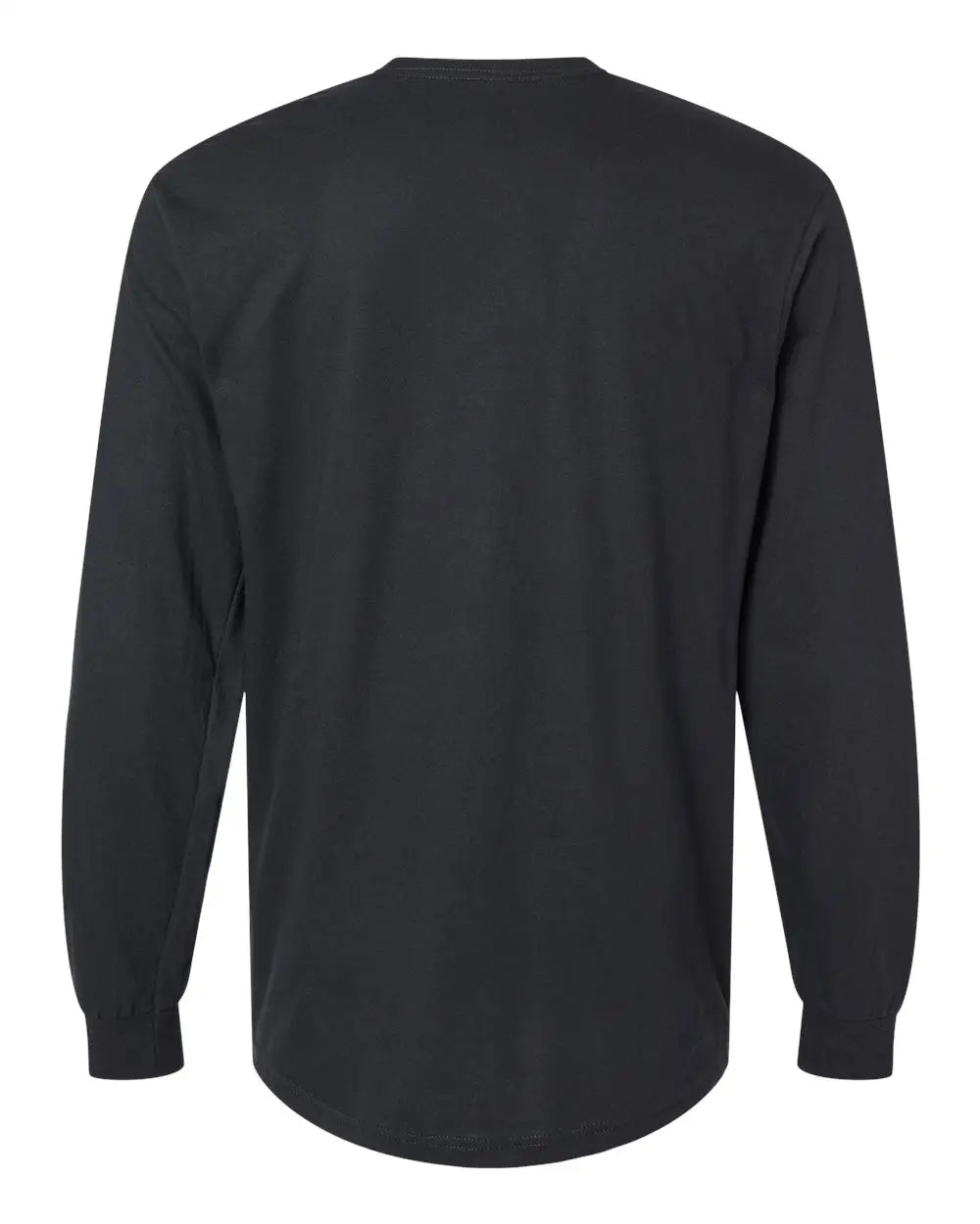 Gildan 64440cvc Softstyle® Cvc Long Sleeve T-shirt - Pitch Black - s