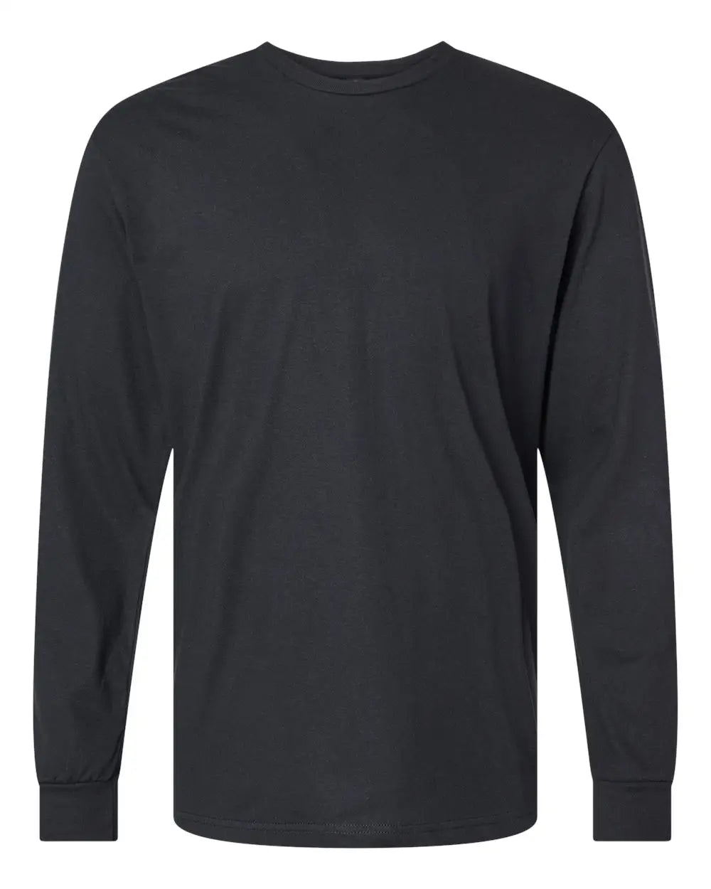 Gildan 64440cvc Softstyle® Cvc Long Sleeve T-shirt - Pitch Black - s