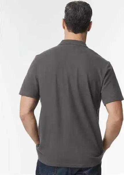 Gildan 64800 Softstyle Adult Pique Polo - Charcoal