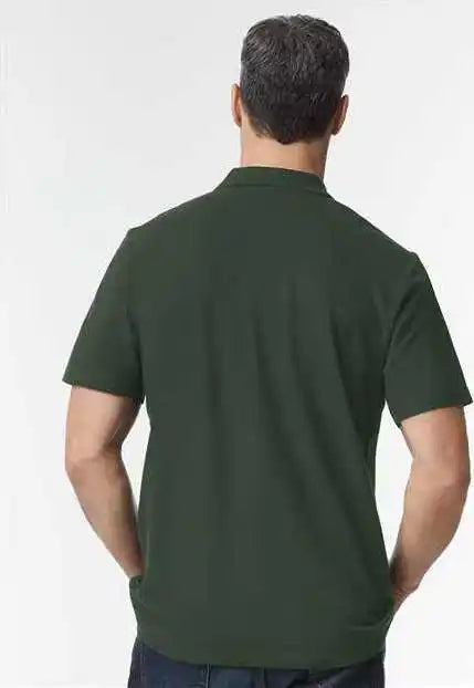 Gildan 64800 Softstyle Adult Pique Polo Forest Green