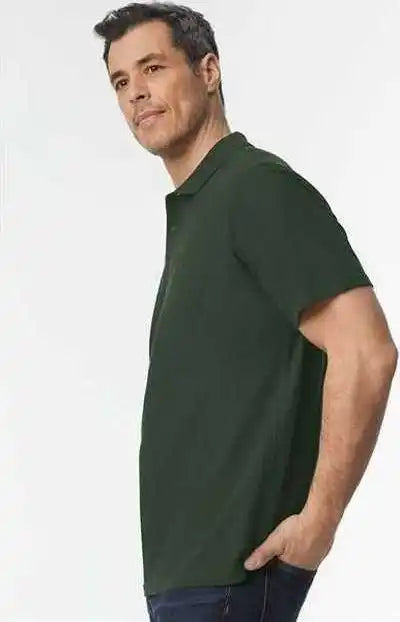 Gildan 64800 Softstyle Adult Pique Polo Forest Green