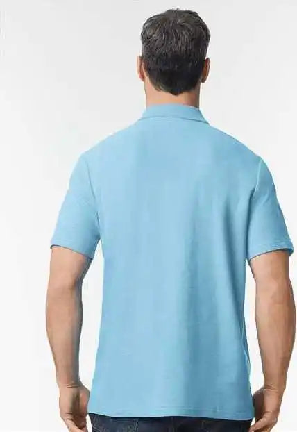 Gildan 64800 Softstyle Adult Pique Polo Light Blue