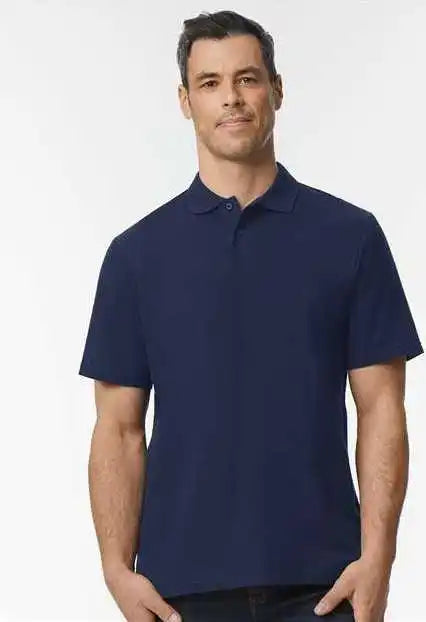 Gildan 64800 Softstyle Adult Pique Polo Navy