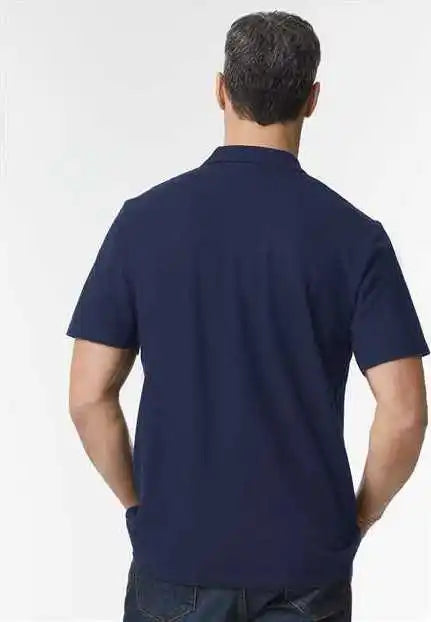 Gildan 64800 Softstyle Adult Pique Polo Navy