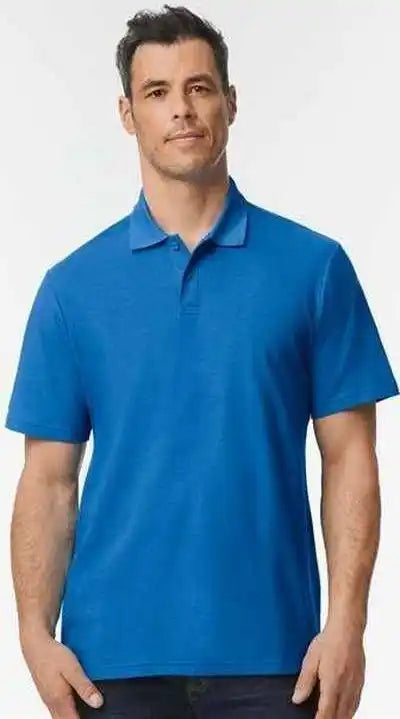 Gildan 64800 Softstyle Adult Pique Polo Royal