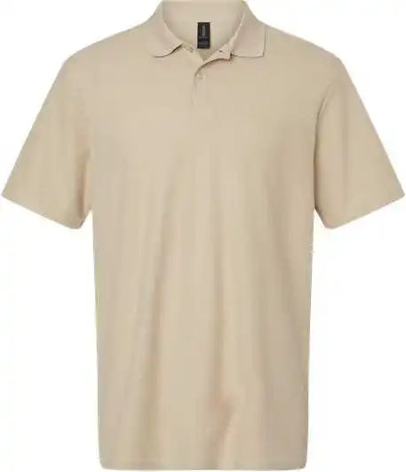 Gildan 64800 Softstyle Adult Pique Polo Sand