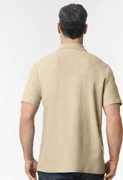 Gildan 64800 Softstyle Adult Pique Polo Sand