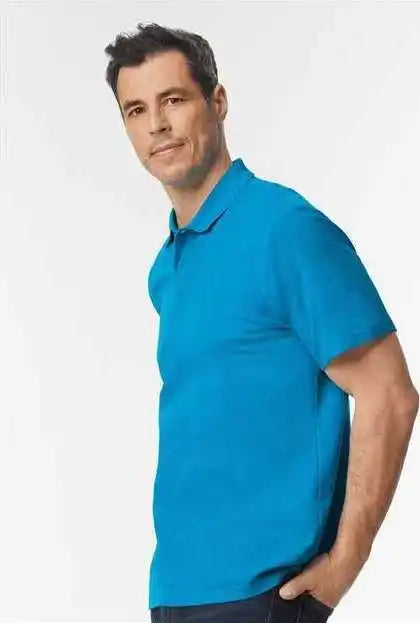 Gildan 64800 Softstyle Adult Pique Polo Sapphire