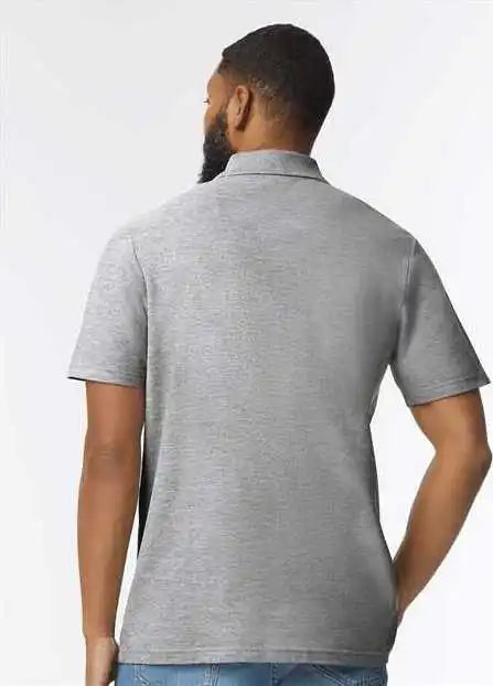 Gildan 64800 Softstyle Adult Pique Polo Sport Gray