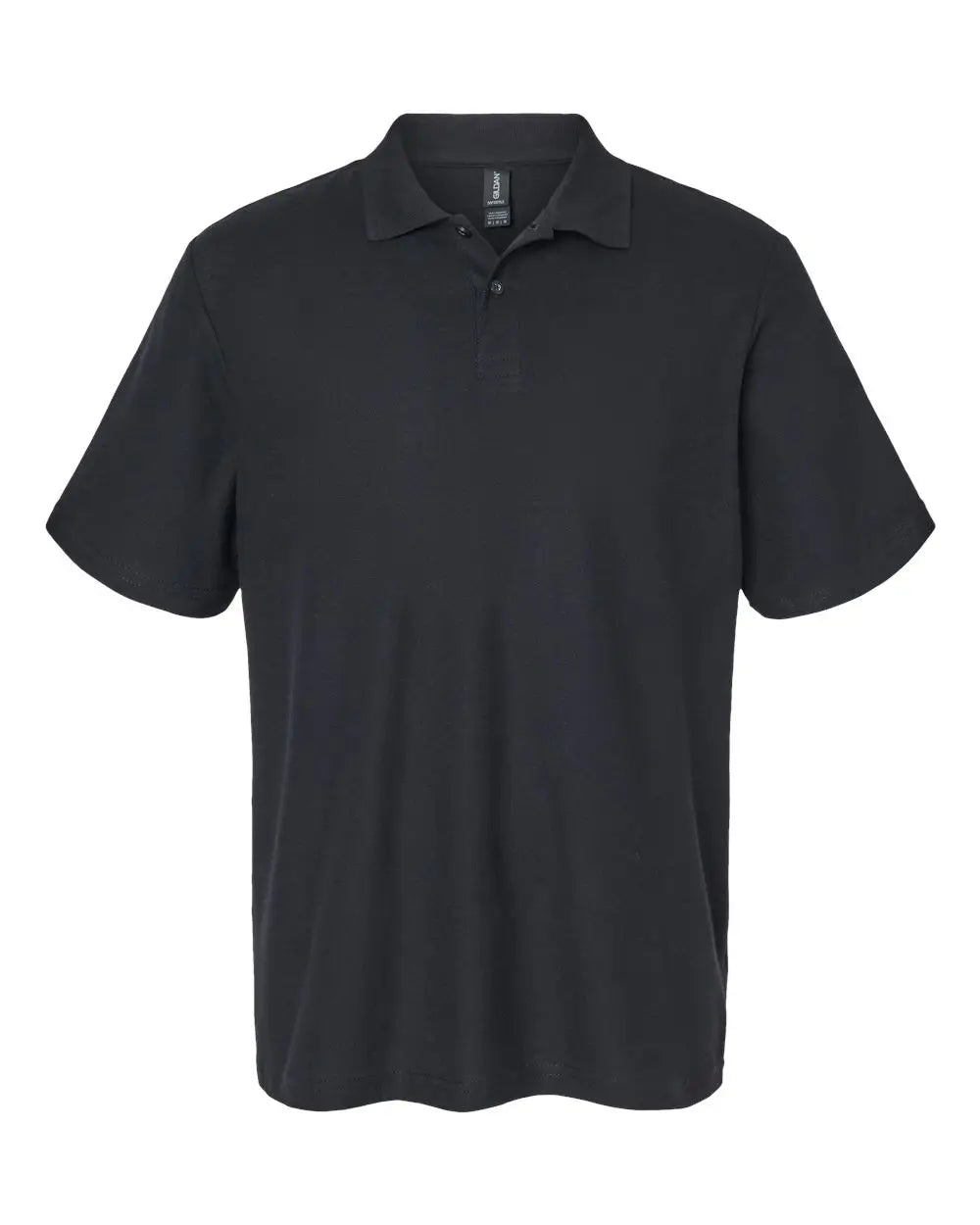 Gildan 64800 Softstyle® Pique Polo - Black - s