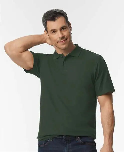 Gildan 64800 Softstyle® Pique Polo - Forest Green