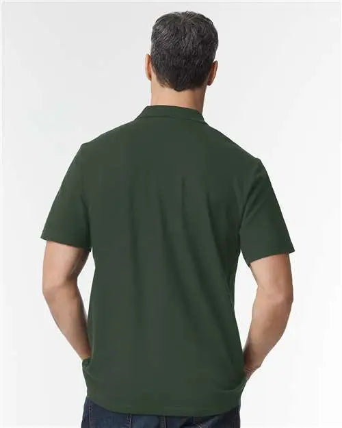Gildan 64800 Softstyle® Pique Polo - Forest Green