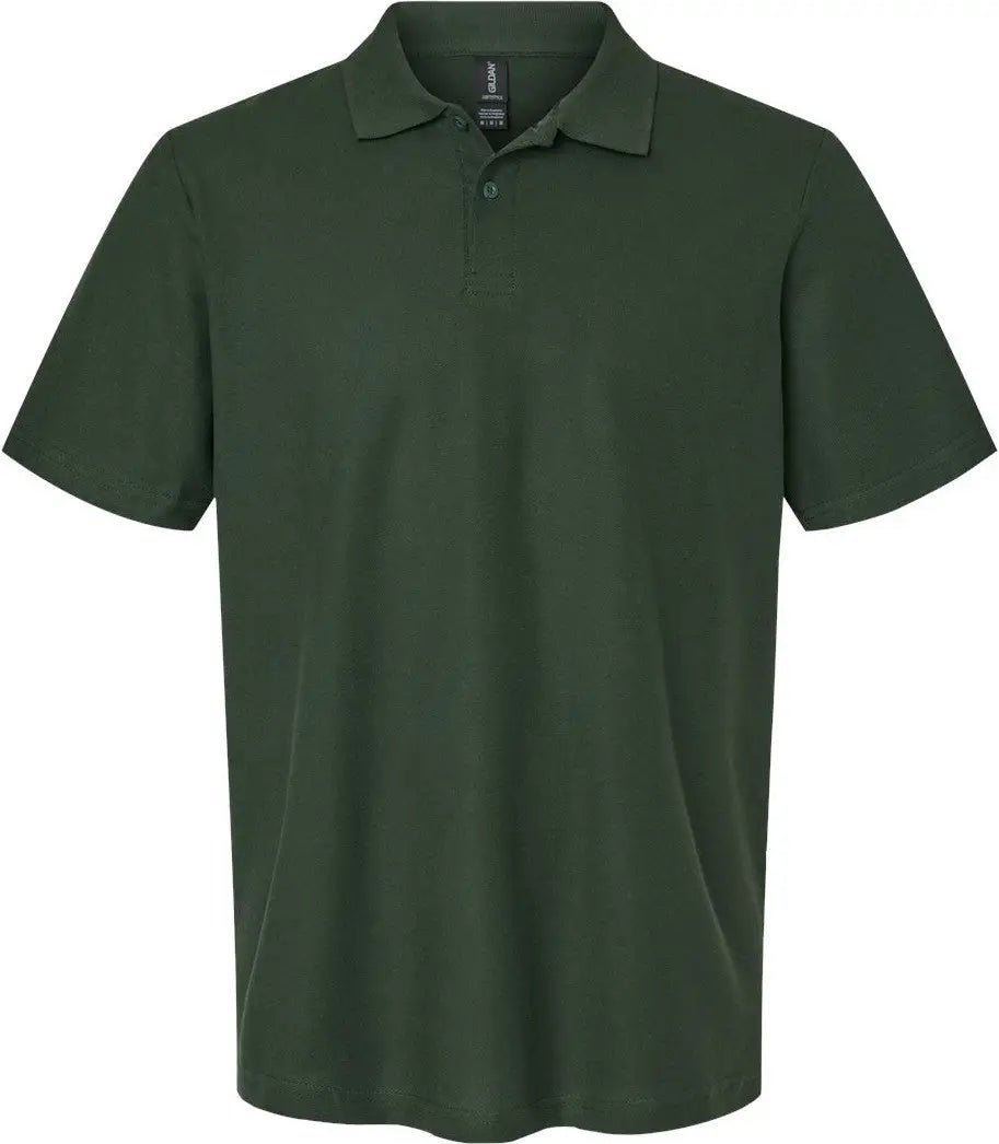 Gildan 64800 Softstyle® Pique Polo - Forest Green - s