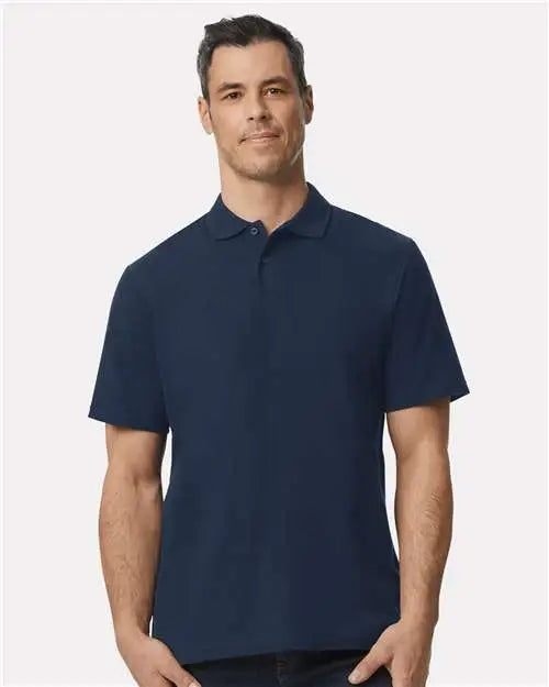 Gildan 64800 Softstyle® Pique Polo - Navy