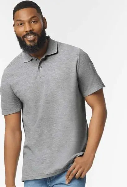 Gildan 64800 Softstyle® Pique Polo - Sport Grey