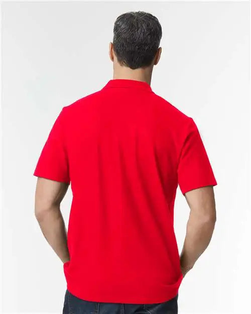 Gildan 64800 Softstyleâ Pique Polo - Red