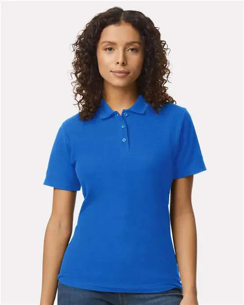 Gildan 64800l Softstyle® Women’s Pique Polo - Royal