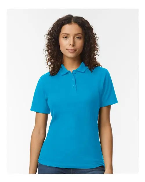 Gildan 64800l Softstyle® Women’s Pique Polo - Sapphire
