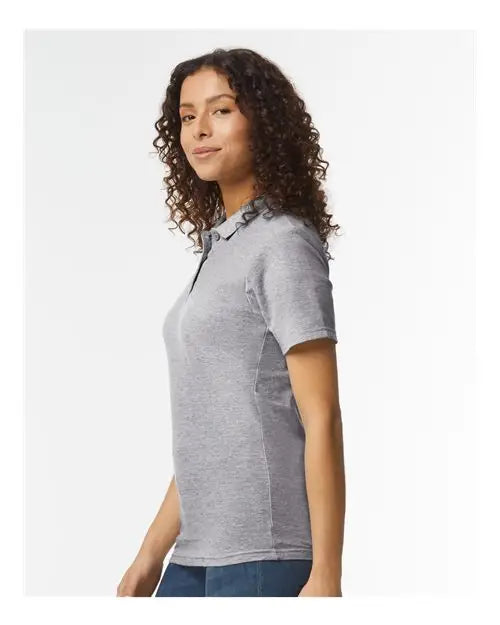 Gildan 64800l Softstyle® Women’s Pique Polo - Sport Grey