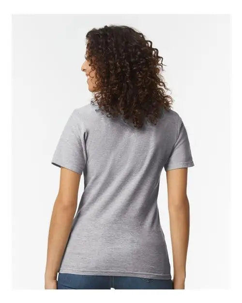 Gildan 64800l Softstyle® Women’s Pique Polo - Sport Grey