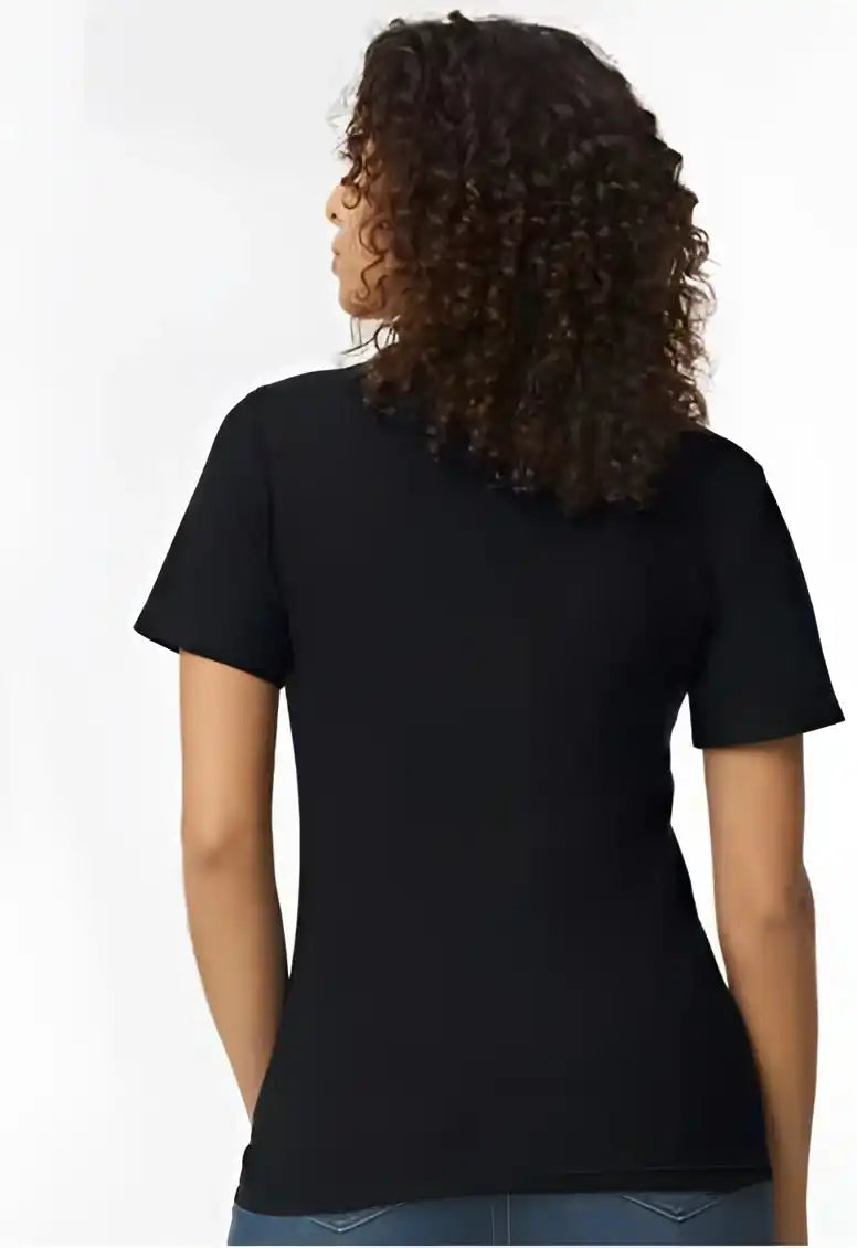 Gildan 64800l Softstyle Women’s Pique Polo Black