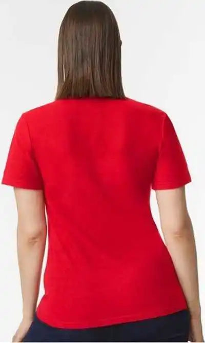 Gildan 64800l Softstyle Women’s Pique Polo - Cherry Red