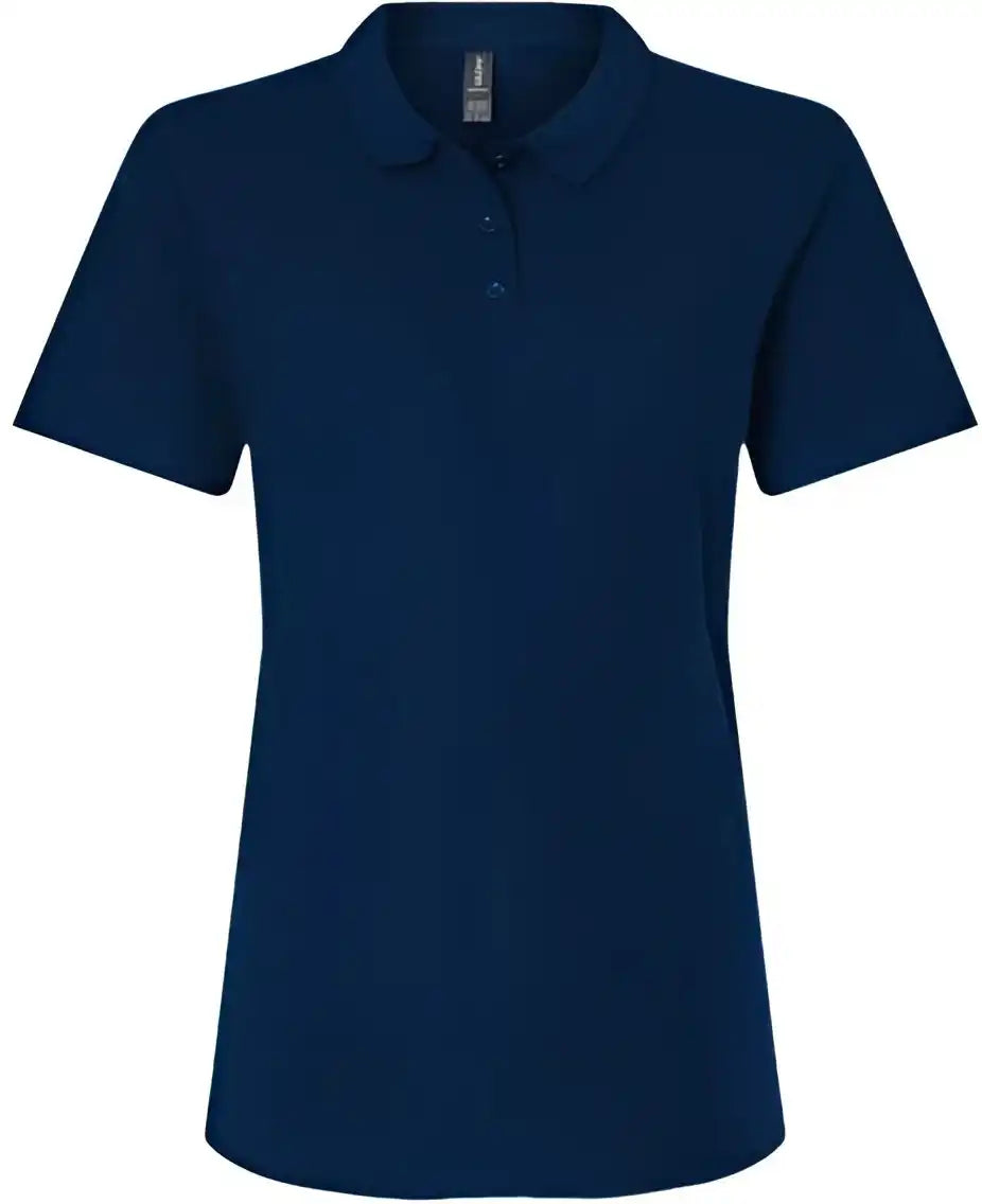 Gildan 64800l Softstyle Women’s Pique Polo Navy