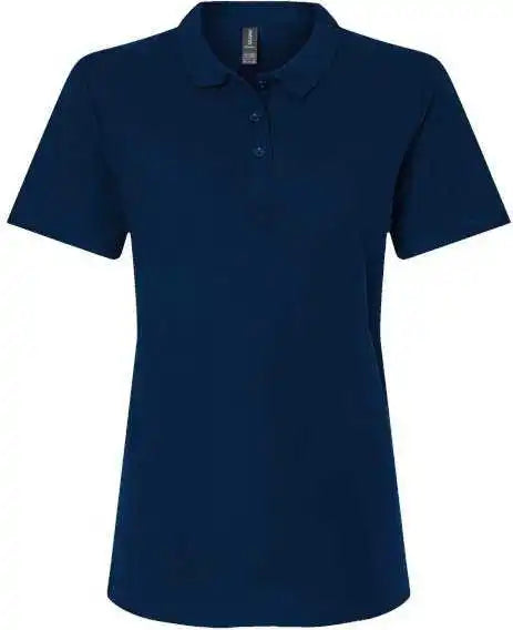 Gildan 64800l Softstyle Women’s Pique Polo - Navy