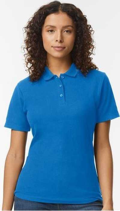 Gildan 64800l Softstyle Women’s Pique Polo - Royal