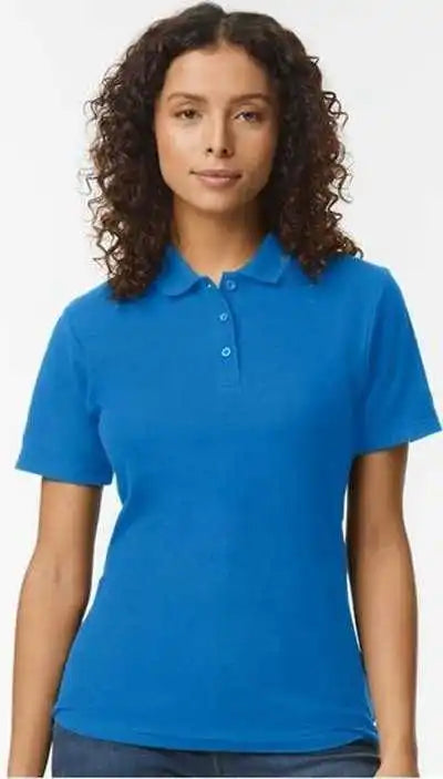 Gildan 64800l Softstyle Women’s Pique Polo - Royal
