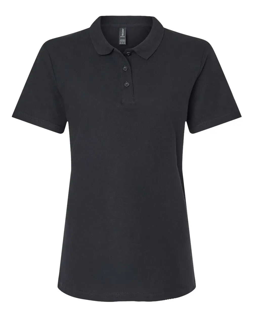 Gildan 64800l Softstyleâ Women’s Pique Polo - Black
