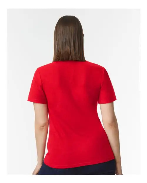 Gildan 64800l Softstyleâ Women’s Pique Polo - Cherry Red