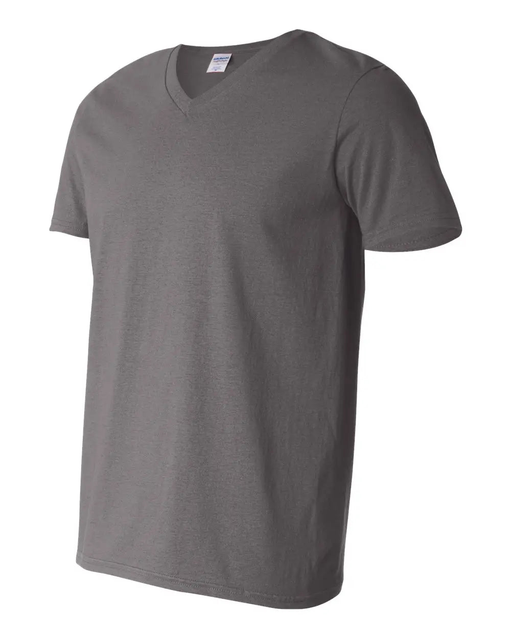 Gildan 64v00 Softstyle® V-neck T-shirt - Charcoal - Dark Gray / s