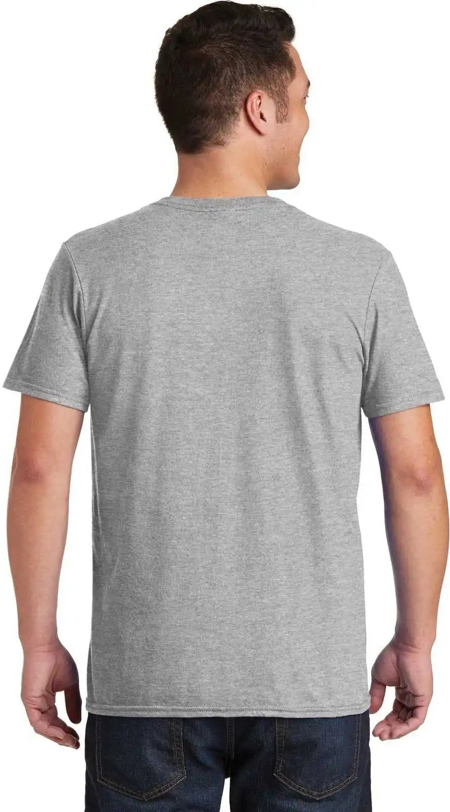 Gildan 64v00 Softstyle v Neck t Shirt Sport Gray