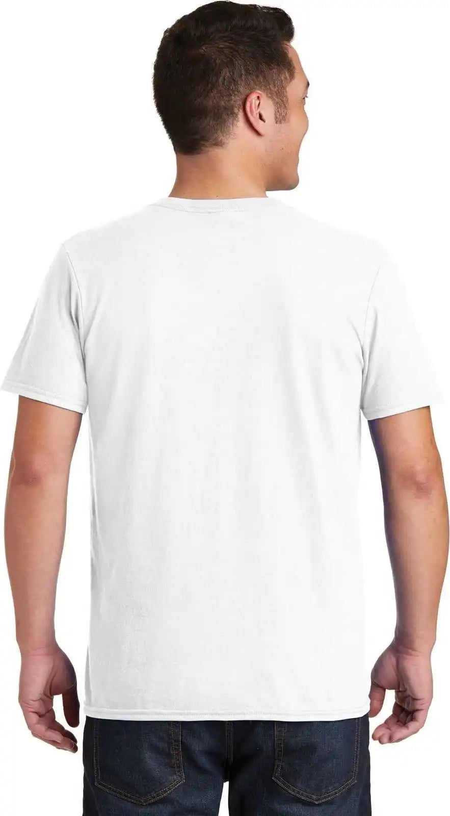 Gildan 64v00 Softstyle v Neck t Shirt White
